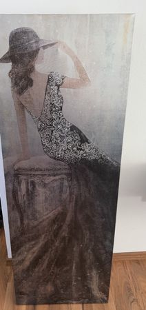 Leinwandbild Dame