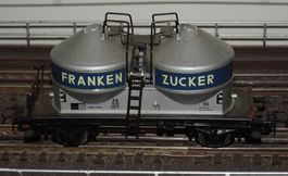 Märklin 4658 Behälterwagen „Franken Zucker“ (etw. rostig)