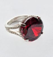 Roter Topas Fingerring