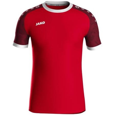 Jako Trikot Iconic KA - sportrot/weinrot (Grösse: L)