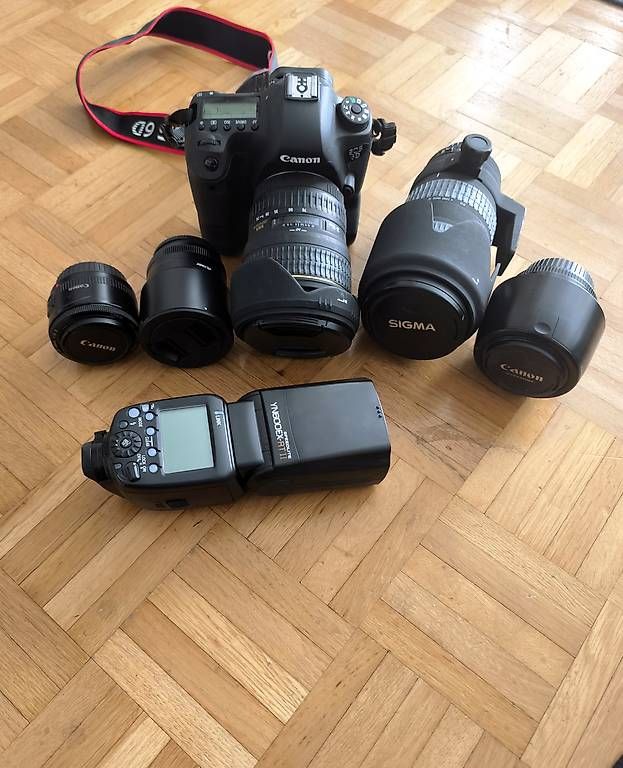 Canon Fotocamera: Canon EOS 6D mit 4 Objektiven und Blitz – Usato da Zürich venduto da venus018 1