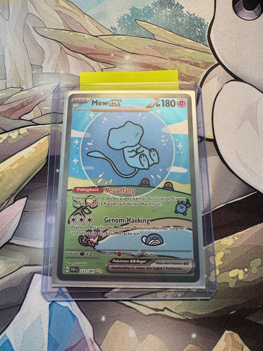 Mew Ex PAF DE 232/091 Paldeas Schicksale (Bubble Mew) *DE* (Neu
