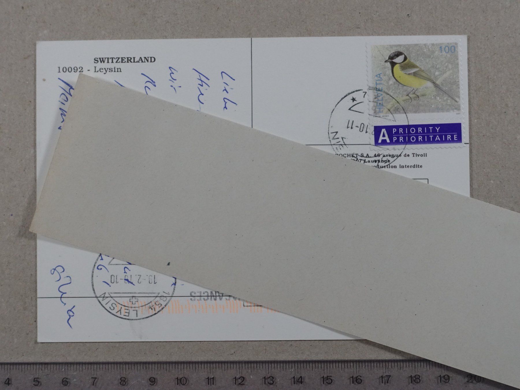 Ansichtskarten: Leysin, Ski, 2010 – Gebraucht aus Lenzburg von fh1 1