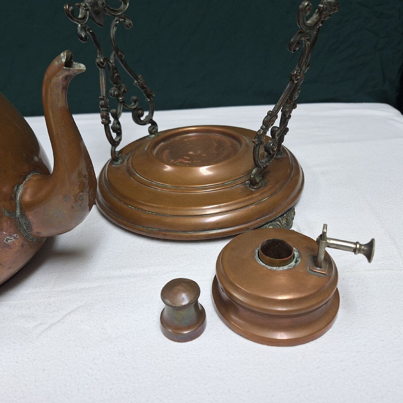 Teiere: Versand möglich! Antike Kupfer Teekanne – Usato da Winterthur venduto da Goldpipau 6