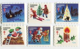 Briefmarken "Weihnachtsmann". Kanada.