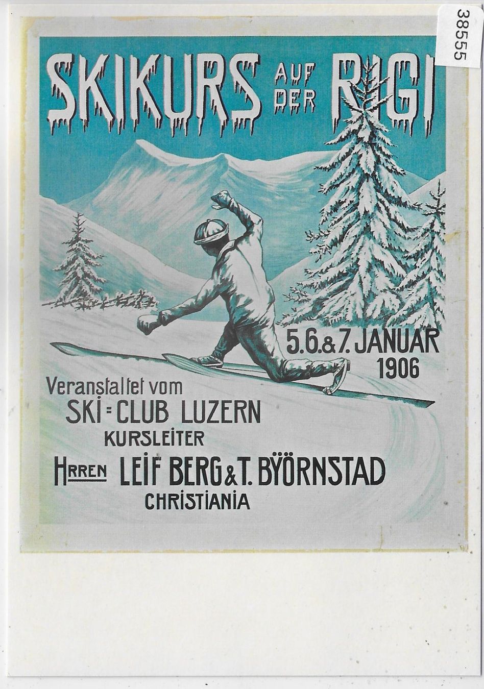 Ansichtskarten: Skikurs auf der Rigi - Repro – Gebraucht aus Ettingen von Kartenplanet