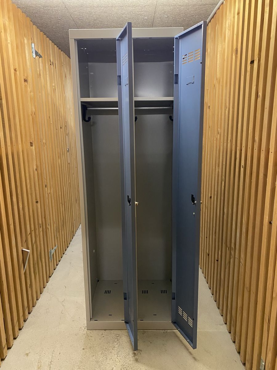 Armadi: Armoire métallique double bleu / gris – Usato da Neuchatel venduto da Hadrien 1