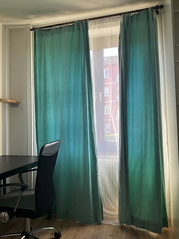 Tende: Turquoise + sheer curtains – Usato da Zürich venduto da sof_pz8l
