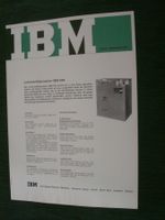 IBM Data Processing - Lochschriftübersetzer - Prospektblatt