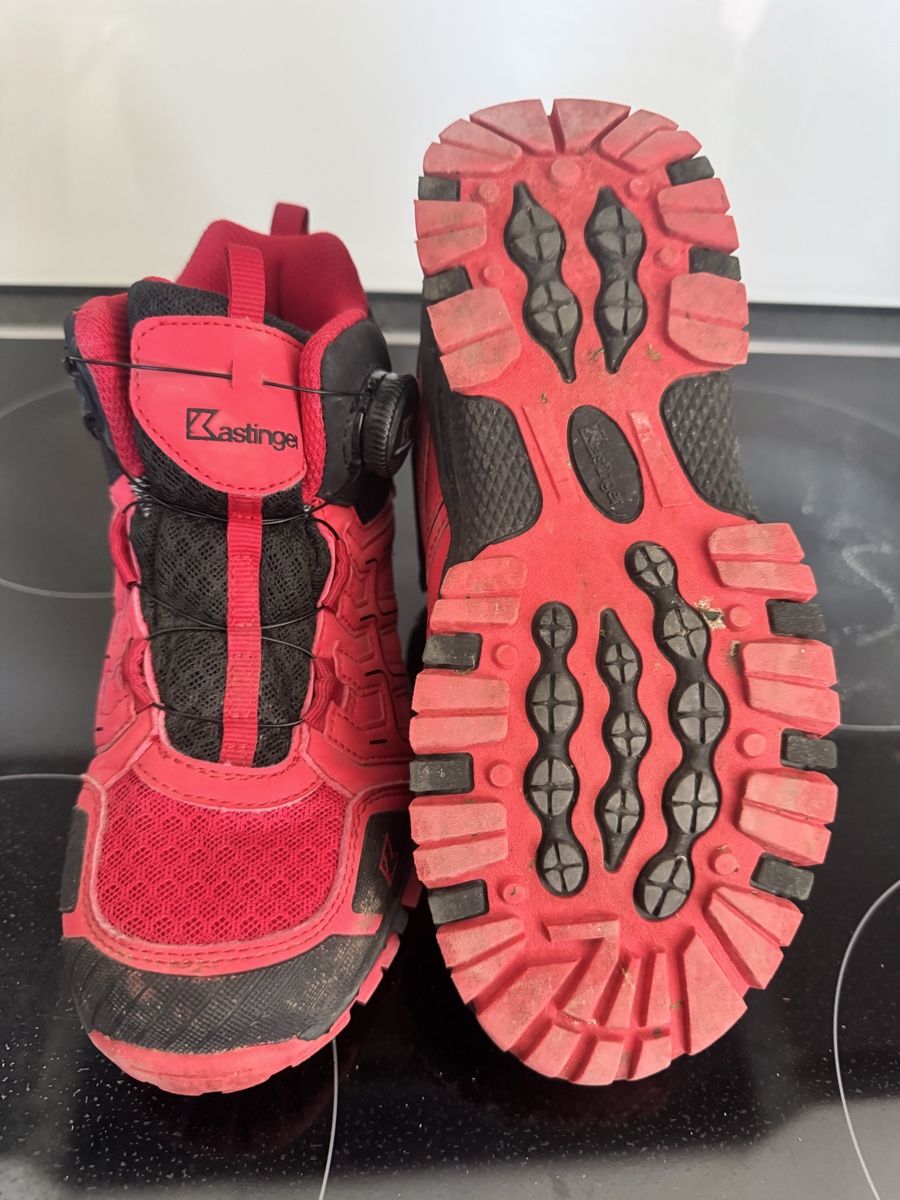Herrenschuhe: Kastinger Wanderschuh Rot  34 – Gebraucht aus Schlieren von Fam.Baumi 2