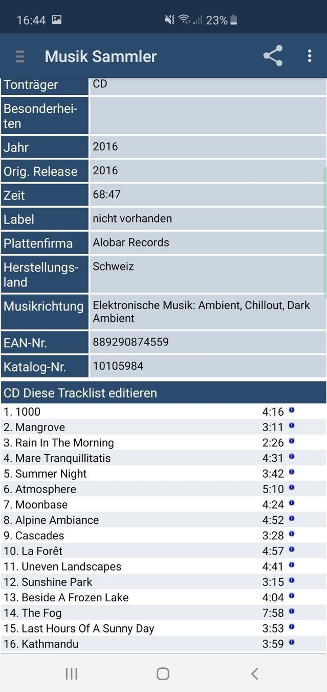 CDs: Alobar - Vertigo ( AMBIENT CD ) – Neu und originalverpackt aus Reinach BL von _MasterK_ 2