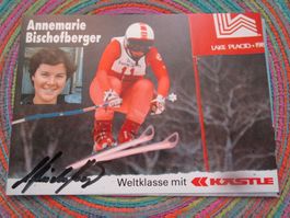 ANNEMARIE BISCHOFBERGER SKI FAHRERIN ORIGINAL AUTOGRAMM