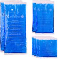 Kühlpads Gel im 8er Set, Erste Hilfe, wiederverwendbar, 3 Gr