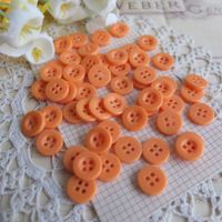 20 Knopfe orange saumon boutons bouton