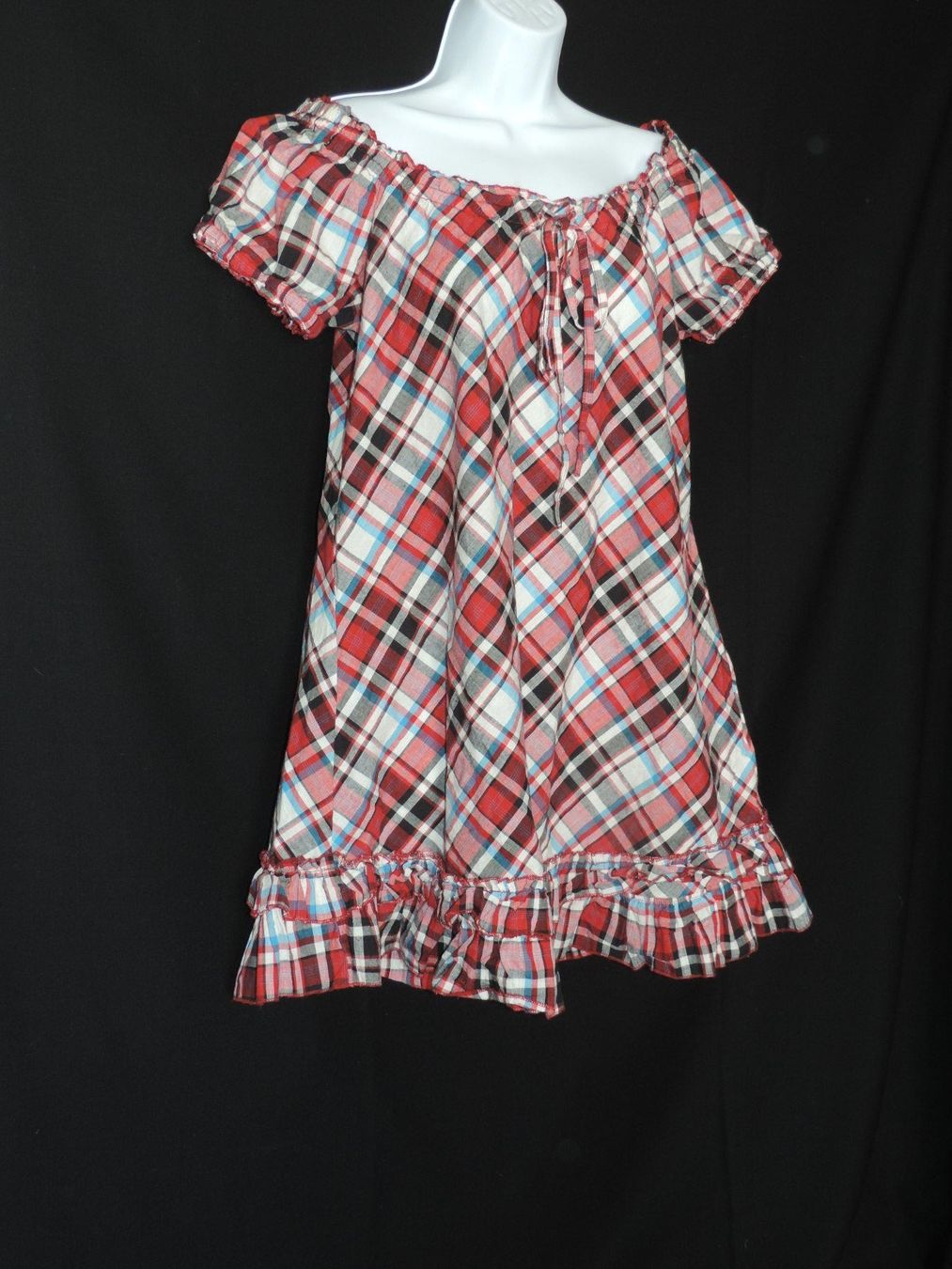 Kleider: robe à carreaux rouge et bleue – Gebraucht aus Genève von Axelle333 5