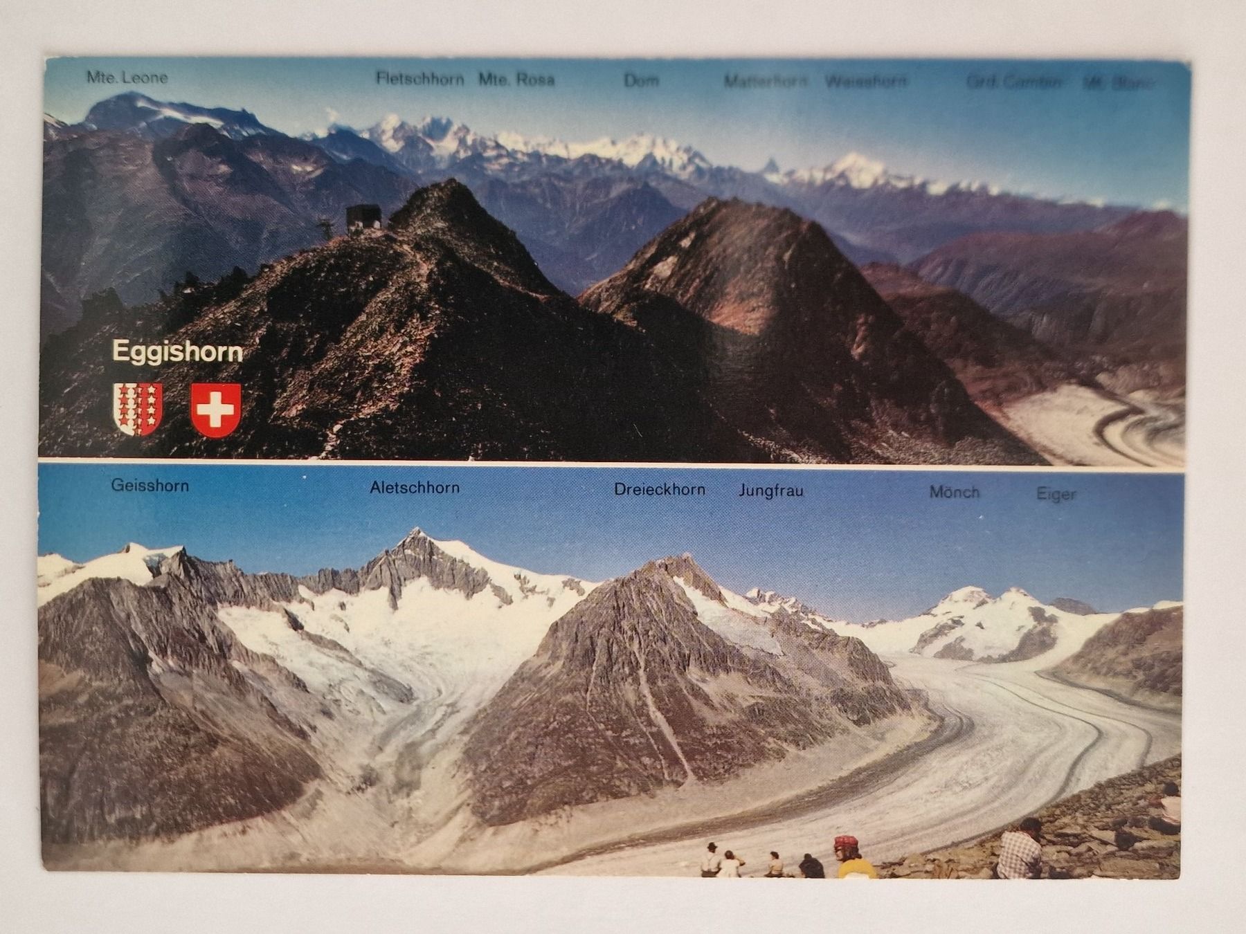 Cartoline postali: Eggishorn ob Fiesch, Wallis – Usato da Rüegsauschachen venduto da Hbru