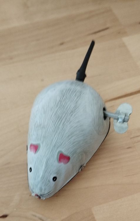 Jouet Mécanique Schuco 1022 - Souris En Tôle - Fabriqué En Allemagne - Occasion