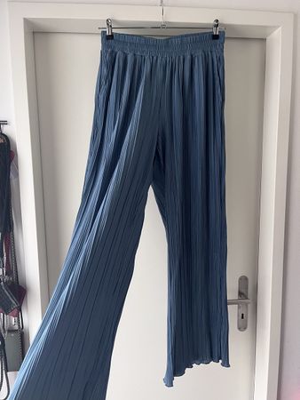Pantalon plissé bleu Promod - idéal pour l'été!