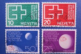 Serie 'Expo Lausanne 1964´ Nr.402-405 - Ersttag