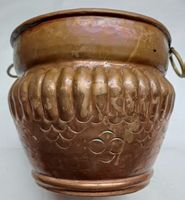 Antiker Kupfertopf, Pflanzentopf, Übertopf, Vintage,Rarität
