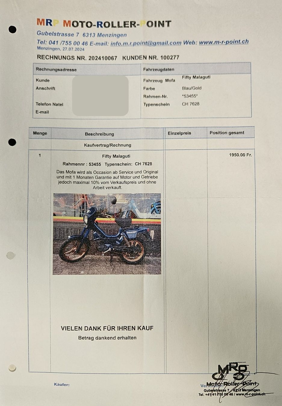 Malaguti Ciclomotori: Mofa Fifty Malagutti - Force 3 by RINSPEED – Usato da Kleindöttingen venduto da Ballu33 7