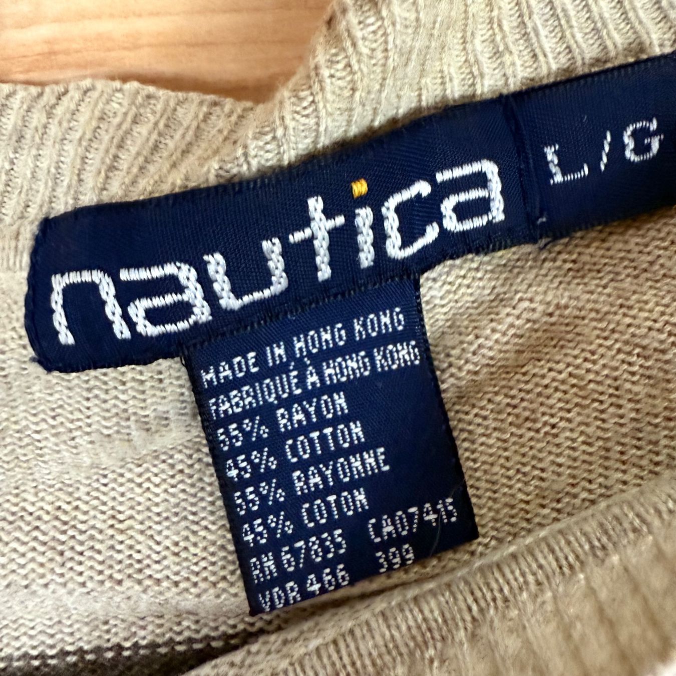 Pullover & Sweatshirts: Vintage Nautica Strickpullover Knit Viskose – Gebraucht aus Herisau von 1asupply 2