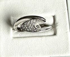 Damenring 18kt. Weissgold mit Brillanten