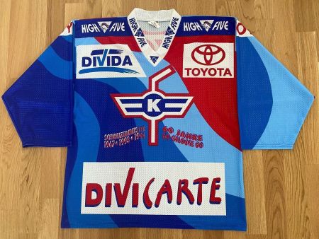 EHC KLOTEN EHCK SCHWEIZERMEISTER 60 JAHRE TRIKOT SHIRT M