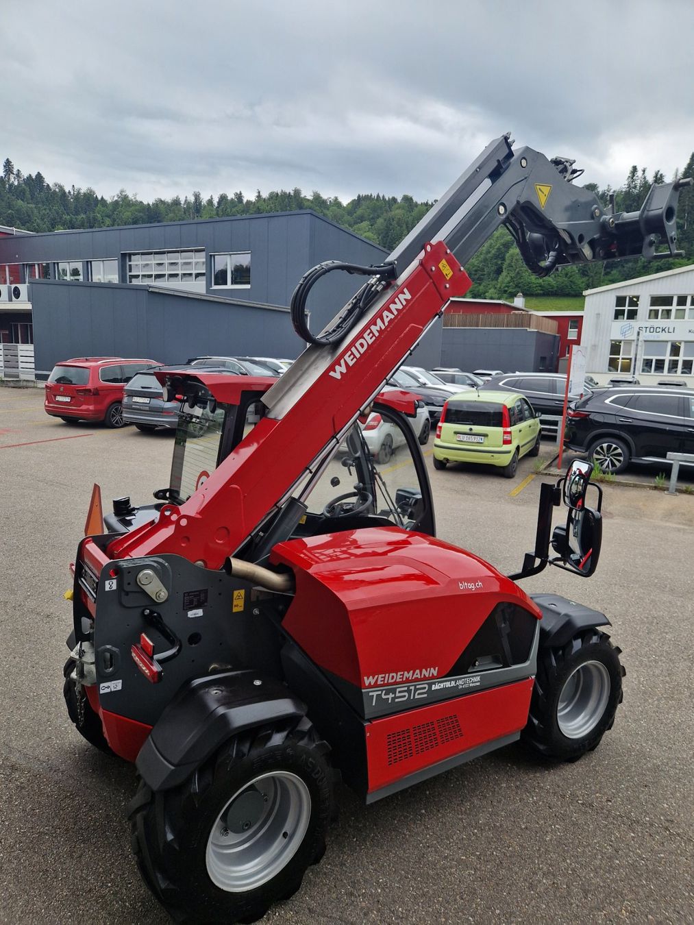 Weidemann Caricatori: Teleskoplader Weidemann 4512  45 PS – Usato da Menznau venduto da 6122 3
