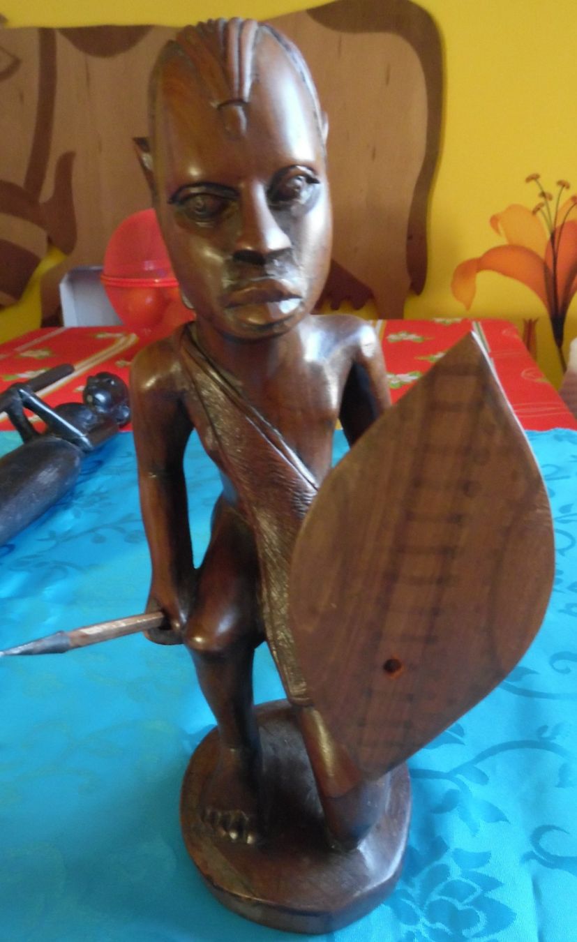 Skulpturen & Statuen: 3 Afrikanische Holzfiguren – Gebraucht aus Bellinzona von Luna093 4