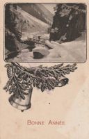 AK Bonne année - gel. 30.12.1922