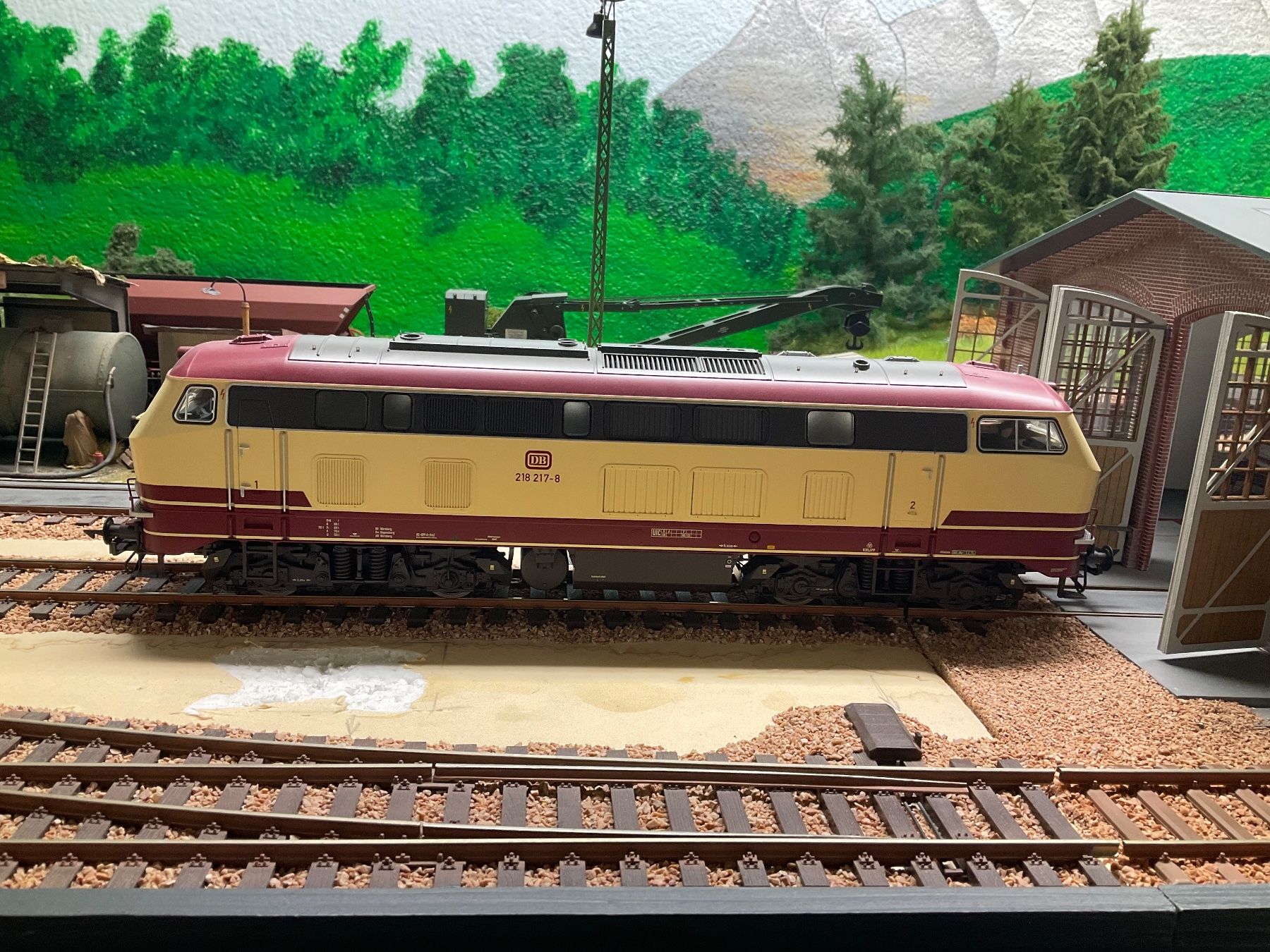 Lenz Trains électriques: Lenz BR 218 rot / beige – Neuf (Voir description) à Hendschiken par ringgi26 2