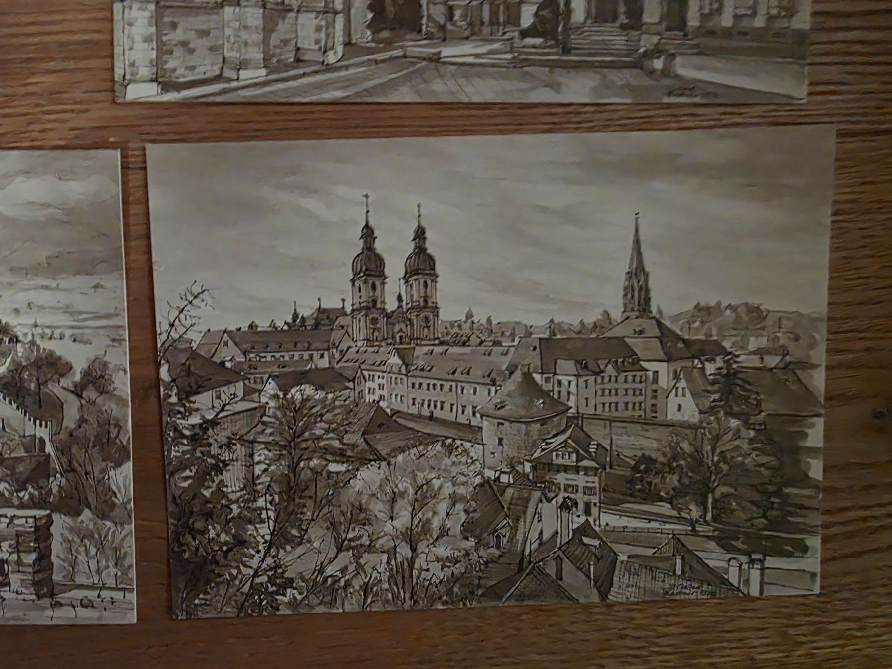 Cartoline: 4 Schweizer Kultur Falt Karten mit Couvert – Usato da Walterswil BE venduto da Lonitti