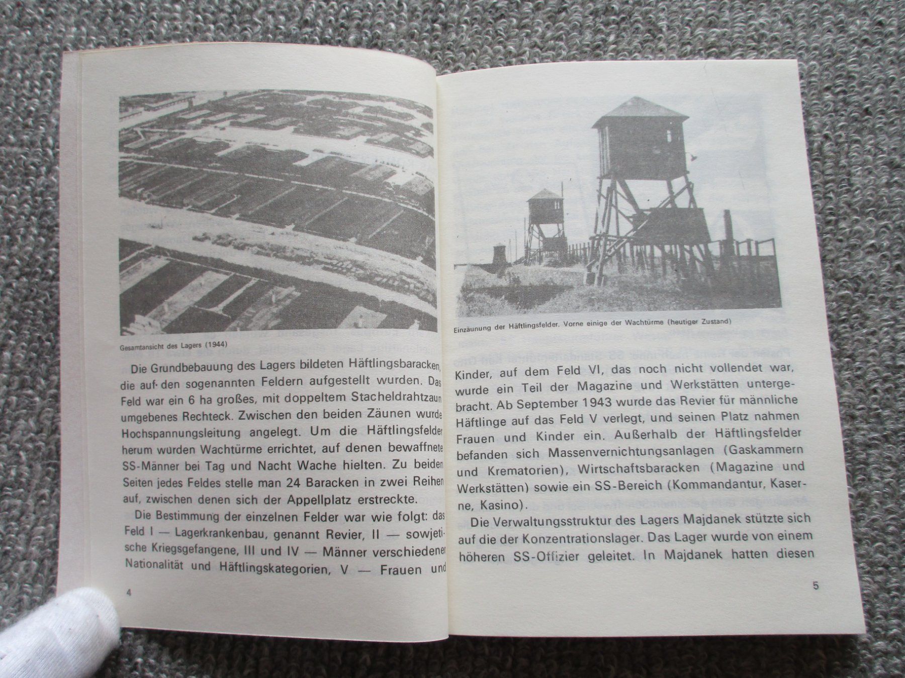 Libri: Dokumentation "DAS KONZENTRATIONSLAGER MAJDANEK" 90 Seiten – Usato da Schafisheim venduto da reno007 2