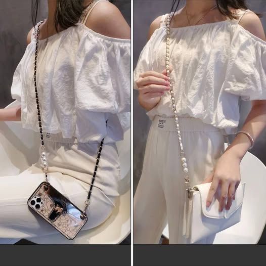 Telefoni: sangle en cuir pour téléphone portable, perle initiée unique – Nuovo e nell'imballaggio originale da Marly venduto da gol_7sfs 2