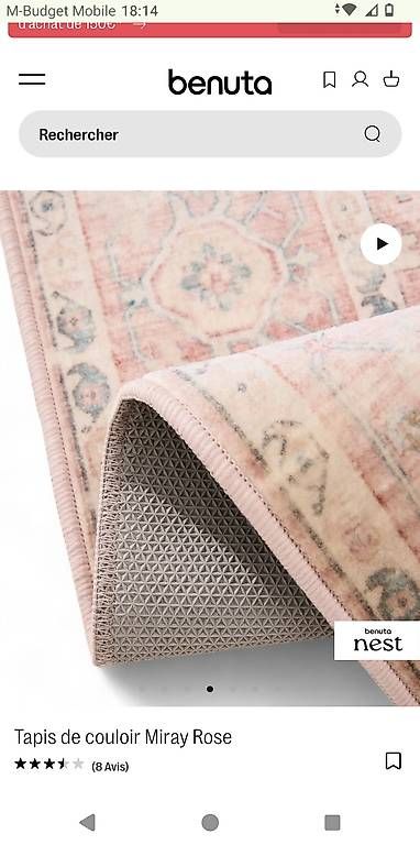Tappetini fitness: Tapis d'entrée lavable – Usato da Gland venduto da Lana1530 2