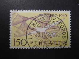 1949 Nr. F45 mit Vollstempel von LA-CHAUX-DE-FONDS