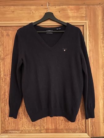 Gant Pullover Lammwolle dunkelblau Grösse XL gebraucht