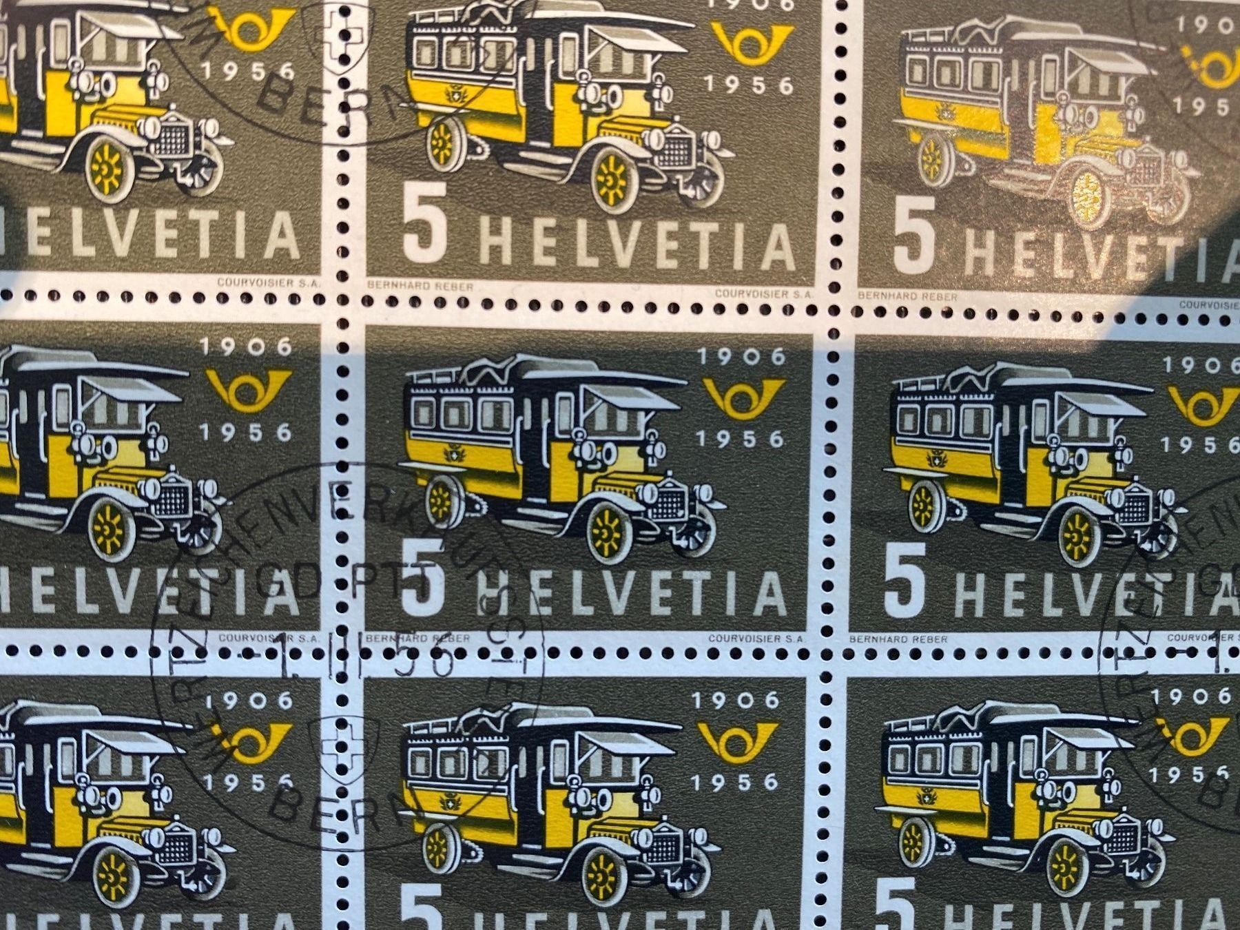 Tutti i francobolli: 1956 Nr 324 623 Bogen div. Plattenfehler Schweiz postfrisch – Nuovo (secondo la descrizione) da Wil SG venduto da Chefsugus 4