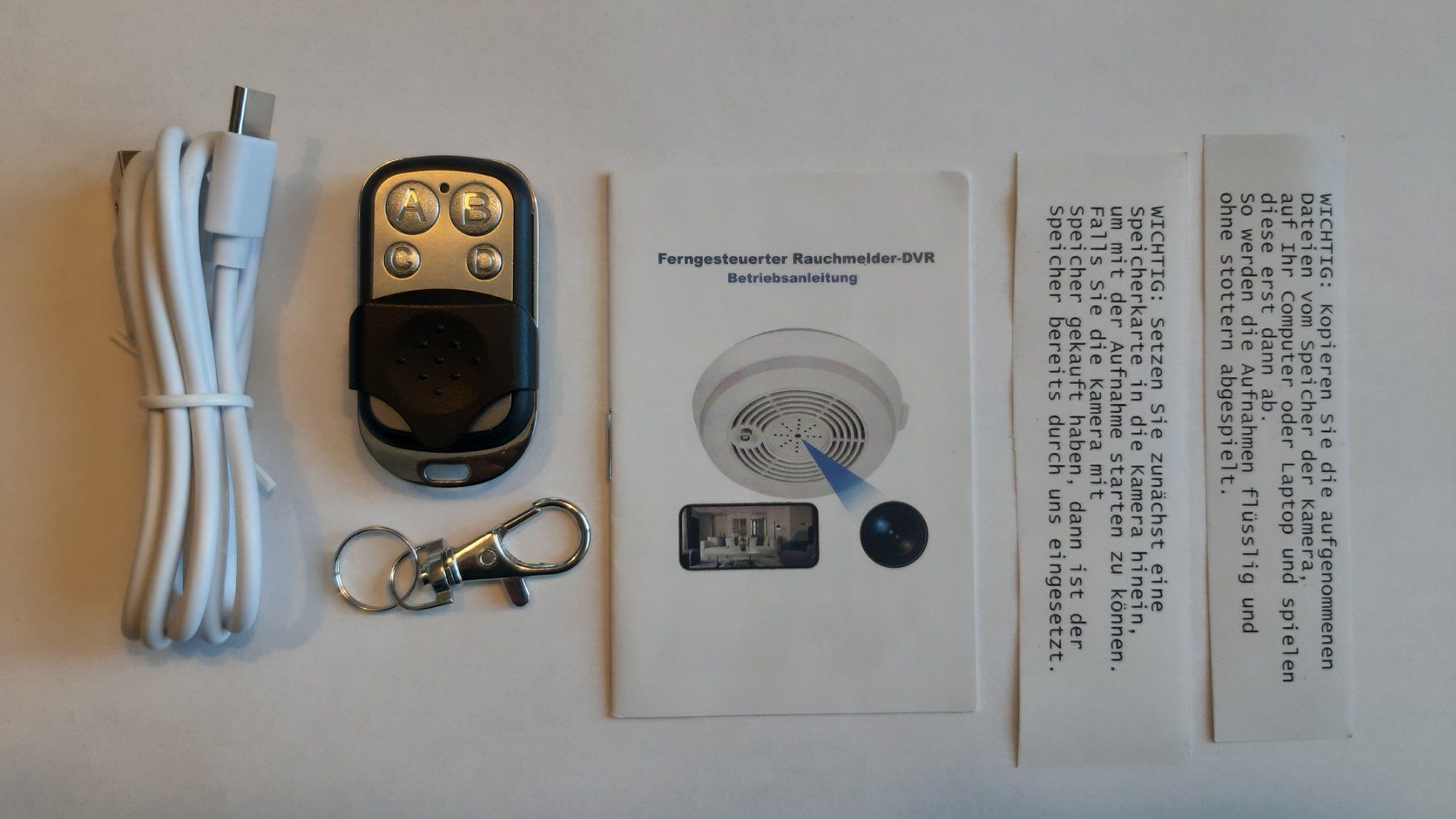 Fotocamera: Rauchmelder Camera DVR Ferngesteuert – Usato da Wila venduto da myquaso 3