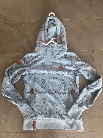 Seltener wunderschöner Naketano Pullover mit Rehprint, - M