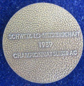 Médailles: Schweizerische LG-Meisterschaft 1989 – Neuf (Voir description) à Luzern par Horoskop1 1