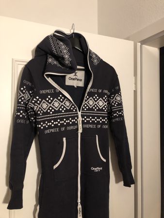 OnePiece Overall, Norweger Muster, Grösse XS, Top Zustand!