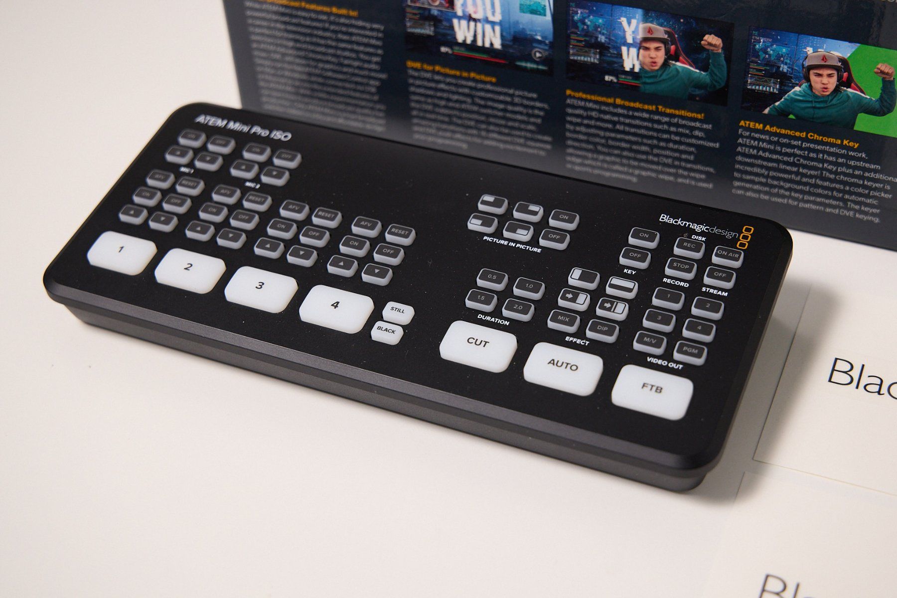 Blackmagic Console di mixaggio: ATEM Mini Pro ISO von Blackmagic Design – Usato da Basel venduto da Hank3 1