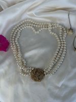 Collier vintage PANETTA / Vintage-Halskette Imitationsperlen