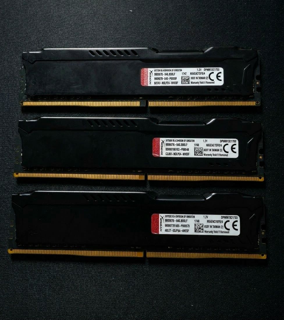 Kingston Memoria / RAM: 12GB Kit DDR4 HyperX Kingston – Usato da Chur venduto da B58tech