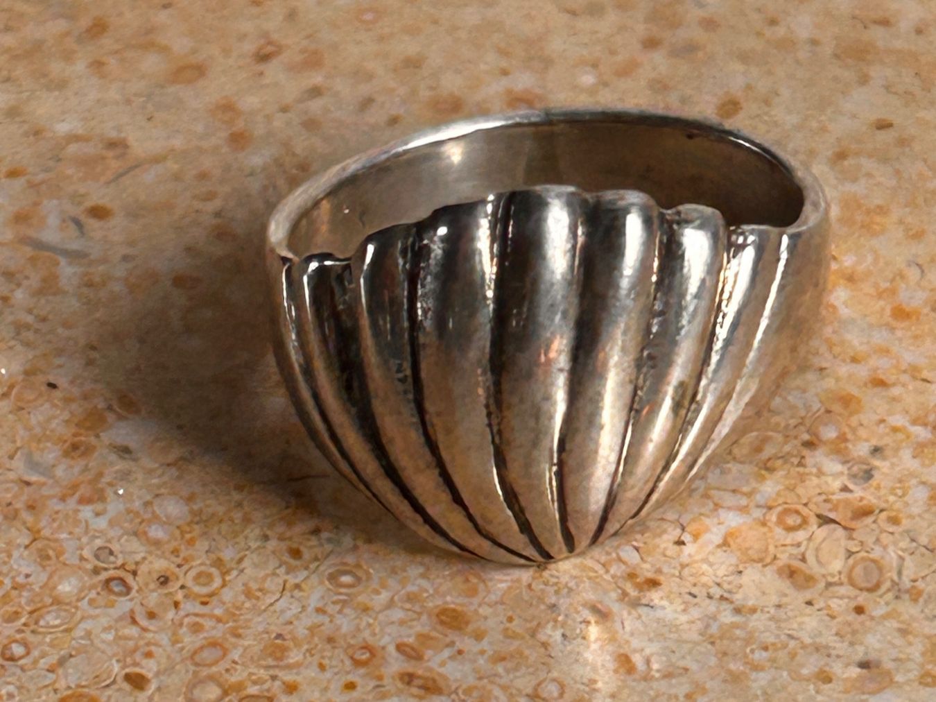 Anelli: Silber Ring,  Muschel (Grösse 51) – Usato da Dittingen venduto da Bellevista 5