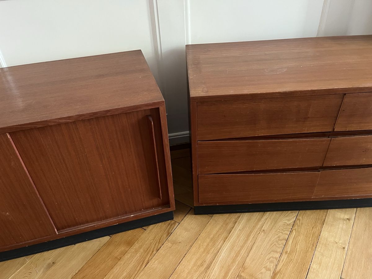 Kommoden: Vintage Midcentury Sideboard aus Teakholz – Gebraucht aus Basel von BaronB 2