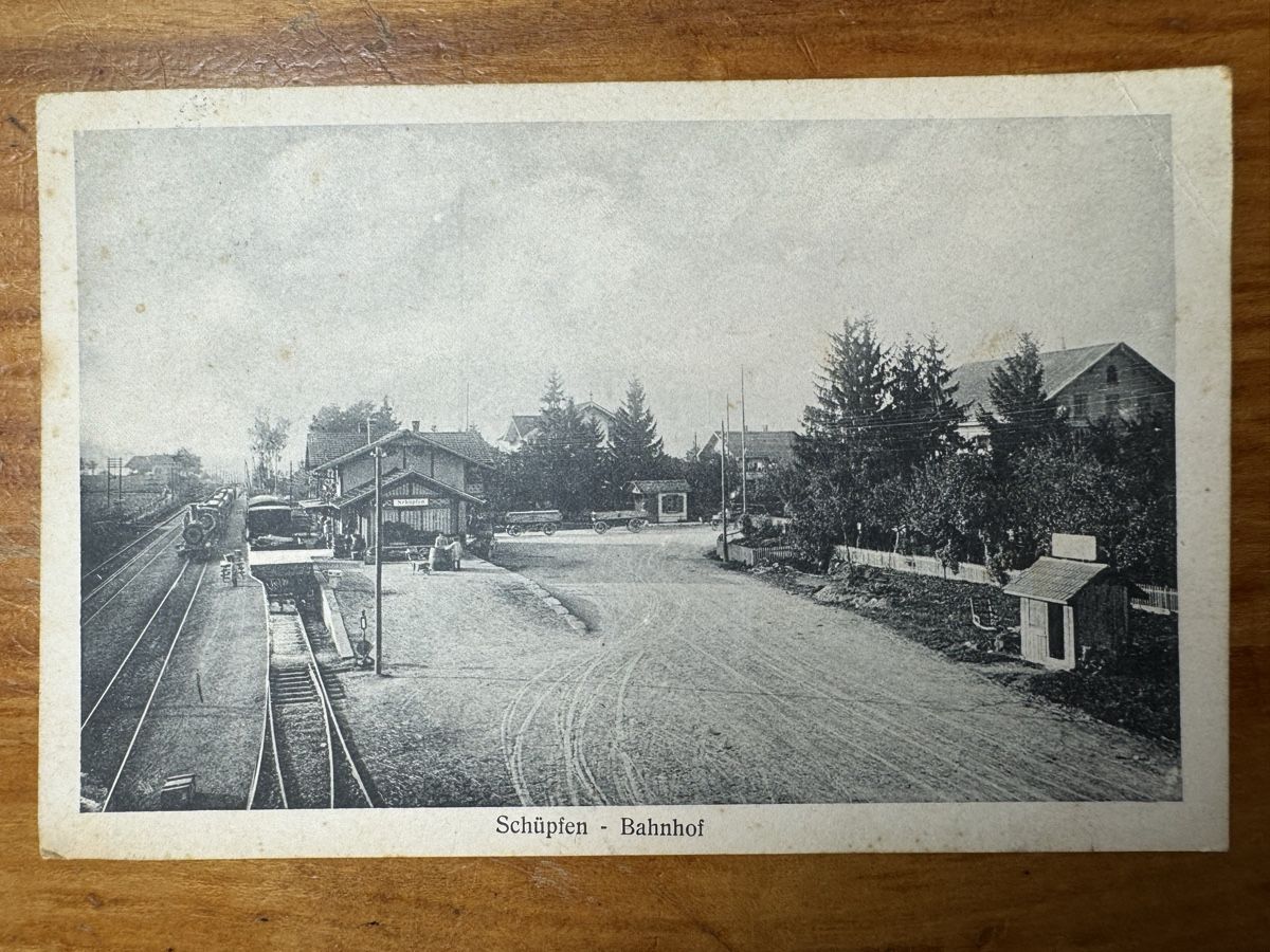 Cartes postales: AK Schüpfen Bahnhof 1920 – D'occasion à Bern par gfreuts