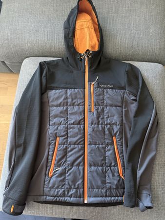 Quechua Hybrid Shell Jacket schwarz orange Grösse M